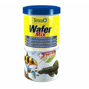 Корм для травоядных, донных рыб с добавлением креветок Wafer Mix, 15гр