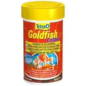 Корм для золотых рыбок Tetra Goldfish Colour Flakes 100 мл, хлопья для усиления окраса (2 шт)