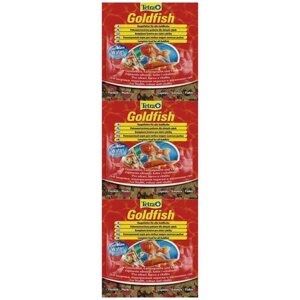 Корм для золотых рыбок Tetra Goldfish Flakes, хлопья, 12 гр, 3 шт