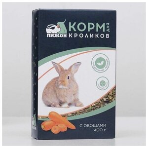 Корм "Пижон" для кроликов, с овощами, 400 г