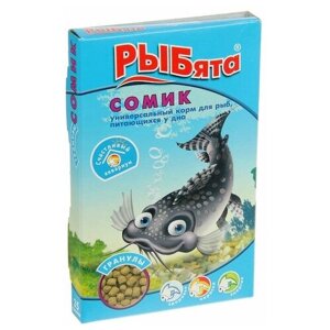 Корм "РЫБята сомик"сюрприз) для донных рыб, гранулы, 35 г