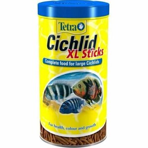 Корм Tetra Cichlids sticks 1000мл, палочки для всех цихлид и крупных рыб
