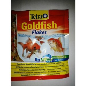 Корм TetraMin Goldfish для золотых рыб, хлопья, 12 г. 2шт