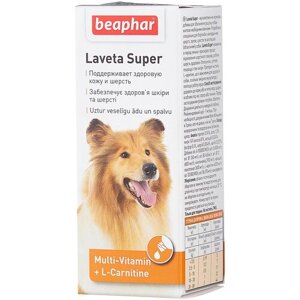 Кормовая добавка Beaphar Laveta Super для собак 120 г 50 мл