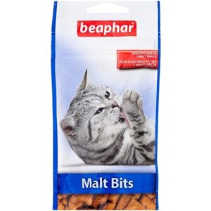Кормовая добавка Beaphar Malt Bits для кошек , 75 шт. в уп.
