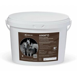 Кормовая добавка для адсорбции микотоксинов в кормах для лошадей амиго 1,5 кг адсорбент