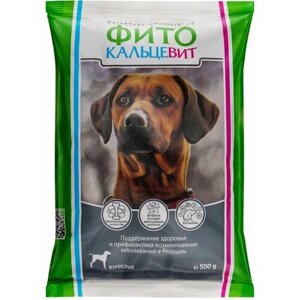 Кормовая добавка Фито Кальцевит для взрослых собак 500 г х 3 уп.