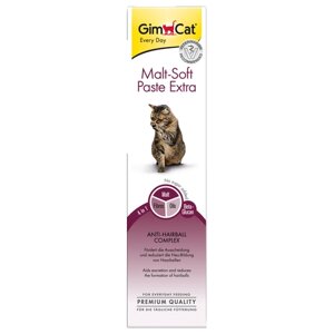 Кормовая добавка GimCat Malt-Soft Paste Extra 200 г 200 мл