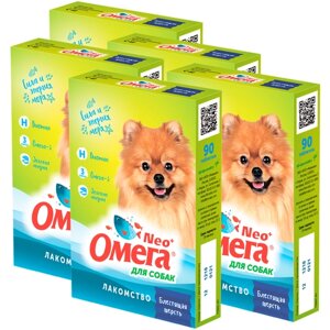 Кормовая добавка Омега Neo + Блестящая шерсть для собак , 90 таб. х 5 уп.