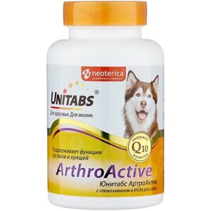 Кормовая добавка Unitabs Arthroаctive с глюкозамином и МСM , 100 таб.