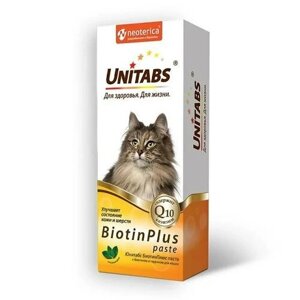 Кормовая добавка Unitabs BiotinPlus с биотином и таурином паста , 1 шт. в уп. х 2 уп.