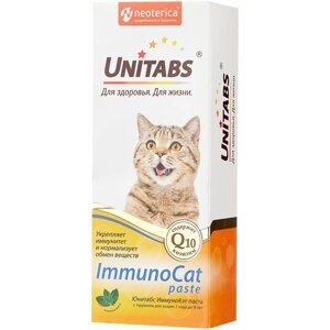 Кормовая добавка Unitabs ImmunoCat с таурином паста 150 г 120 мл х 2 уп.