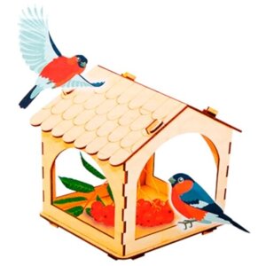 Кормушка для птиц для дачи и сада , скворечник для птиц , контейнер для корма животных