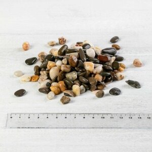Крымская Галька 7-12 мм 2 кг (357). Декоративный грунт для растений, террариума, натуральный камень. Аквариумный грунт