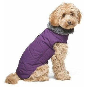 Куртка зимняя с меховым воротником Tamarack Jacket Dog Gone Smart, цвет фиолетовый, спинка 55 см
