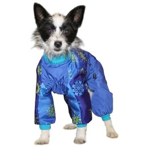 КУЗеР комбинезон для собак мелких и средних пород демисезонный "Шелл" , дождевик на подкладке , одежда для собак для мальчика р 23
