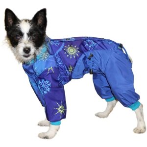 КУЗеР комбинезон для собак мелких и средних пород демисезонный "Шелл" , дождевик на подкладке , одежда для собак для мальчика р 25
