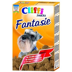 Лакомство Cliffi Fantasie для взрослых собак всех пород бисквиты мясные 300 гр (1 шт)