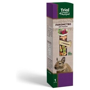 Лакомство для грызунов палочки с овощами TRiOL original 2шт,83г (2 шт)