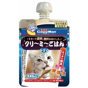 Лакомство для кошек Japan Premium Pet Сгущёнка на основе тихоокеанского тунца 100 г.