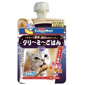 Лакомство для кошек Japan Premium Pet Сгущёнка на основе японского тунца, 100 гр