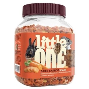 Лакомство для кроликов, хорьков, грызунов Little One Snack Dried carrot, 200 г