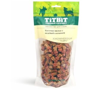 Лакомство для собак всех пород TiTBiT Золотая коллекция Косточки мясные с индейкой и ягненком 370 г