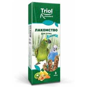 Лакомство Тriol Standard для птиц Ассорти (с фруктами, овощами и орехами) (26 шт)