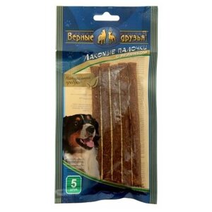 Лакомые палочки "Верные друзья" для собак всех пород, ягненок, 5 шт, 60 г