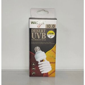 Лампа для террариума UVB 10.0 26 вт. е27 SCT1026 wacool