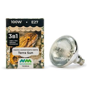 Лампа обогрева novamark TERRA 3в1 terra sun, 100W, E27