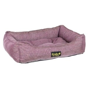 Лежак для собак и кошек PRIDE Прованс 60х50х15 см 60 см 50 см прямоугольная фиолетовый 15 см