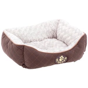 Лежак для собак и кошек Scruffs Wilton Box Bed 50х40х15 см 50 см 40 см коричневый 15 см