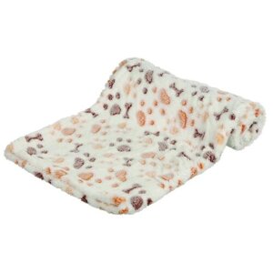 Лежак для собак и кошек TRIXIE Lingo Blanket 100х75х37 см 100 см 75 см прямоугольная белый/бежевый 37 см