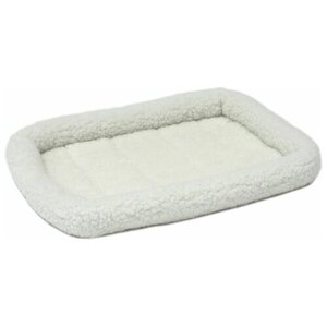 Лежак для собак Midwest QuietTime Deluxe Fleece Bolster 77х53х8 см 77 см 53 см белый 8 см