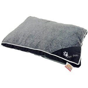 Лежак подушка 76х56х15 см, со съемным чехлом, графит