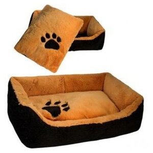 Лежак прямоугольный для собак "TIGER" 57*41*17 см с подушкой
