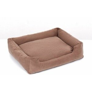 Лежанка-диван, 53 х 42 х 11 см, коричневая
