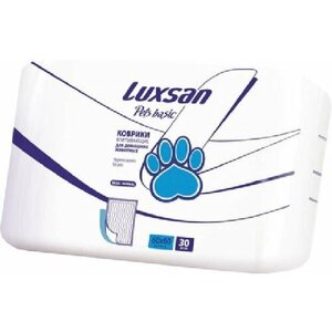 Luxsan Пеленки для животных 60*60см,30шт. (100проц. целлюлоза) 1,64 кг 17631 (1 шт)
