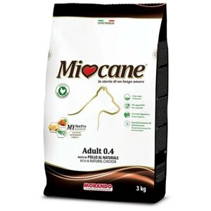 Miocane Adult сухой корм для взрослых собак с курицей - 3 кг