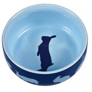 Миска для кролика, Trixie (товары для животных, 250 мл/11 см, керамика, цвета в ассортименте, 60733)