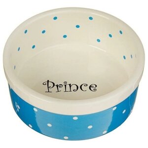 Миска керамическая "Prince", 400 мл, голубая
