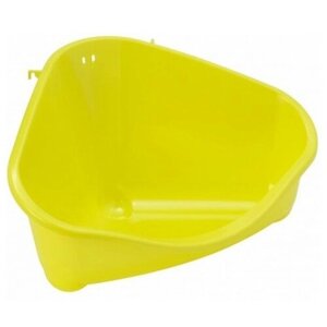 Moderna Туалет для грызунов pet's corner угловой средний, 35х24х18 см, лимонно-желтый