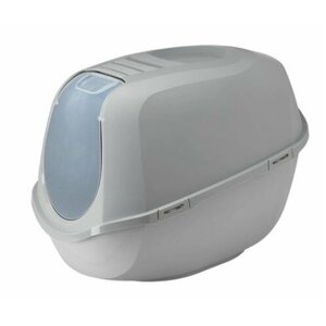 Moderna Туалет-домик Mega Smart с угольным фильтром титановый серый 65х48.5х46 MOD-C380-0002-0041 | Mega Smart 2 кг 43040 (1 шт)
