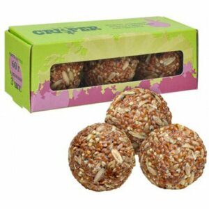 MR. Crisper Медово-зерновые шарики для грызунов с фруктами 3шт. 60гр