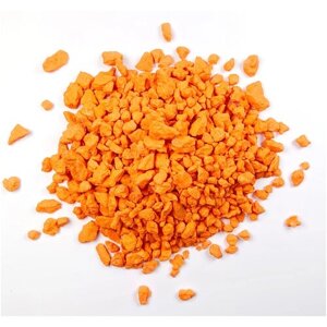 Мраморная крошка окрашенная оранжевая АКД, 5-10 мм, 10 кг