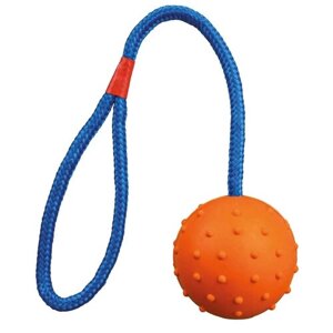 Мячик для собак TRIXIE Ball on a Rope (3305), в ассортименте, 1шт.