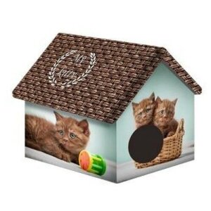 Мягкий домик для кошек PerseiLine 33x33x40 см