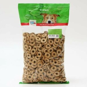 Мясные сушки TitBit для собак, с говядиной, мягкая упаковка, 1 кг (комплект из 2 шт)