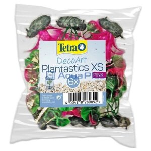 Набор растений Tetra DecoArt Plantastics XS Pink (розовые), 6 шт.